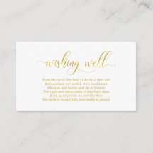 Babydusche, gutes Wohnen, modernes Gold Script