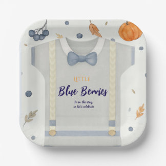 Babydusche Herbstkrampf Pappteller