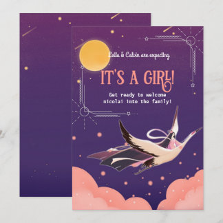 Babydusche himmlische Magie Einladung