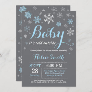 Babydusche im Außenbereich Einladung