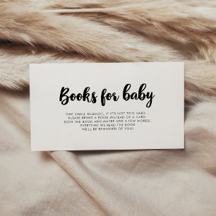 Babydusche im modernen Stil - Anfrage Begleitkarte