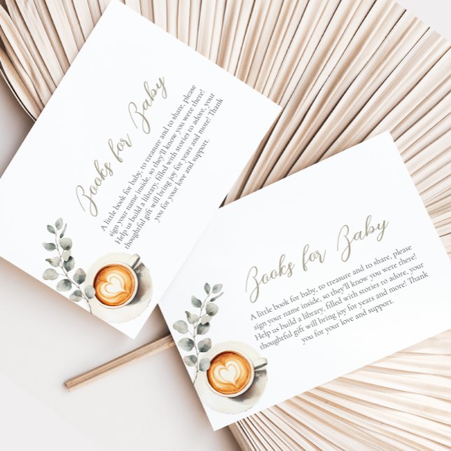 Babydusche Kaffee Reservierungskarte Begleitkarte (Von Creator hochgeladen)