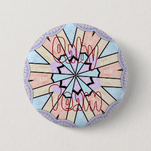 Babydusche Kindermädchenchic Girly-Design Button