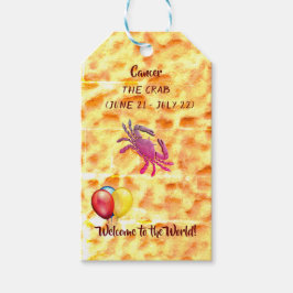 Babydusche - Krebs/Krebs Geschenkanhänger