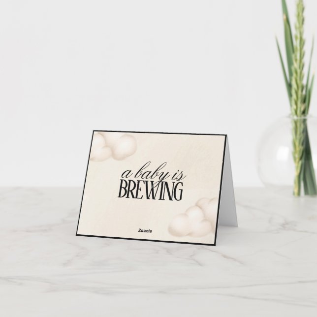 Babydusche - Lebensmittel- und Getränkedokarte Einladung (Rückseite)