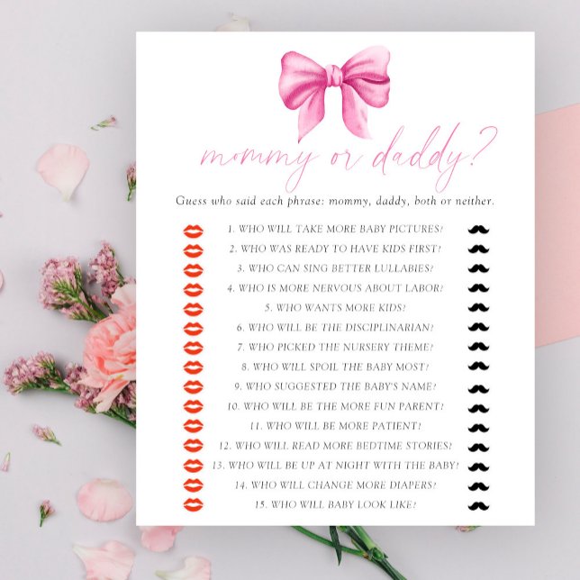 Babydusche Mama oder Papa-Baby-Duschgame (Von Creator hochgeladen)