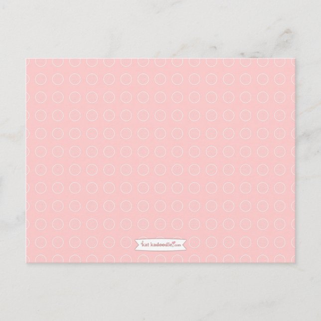 Babydusche Mama Ratgeber Karte Rosa Lion (Vorderseite)