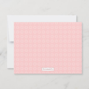 Babydusche Mama Ratgeber Karte Rosa Lion