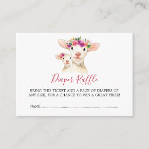 Babydusche Mama und Windelwaschmaschine Begleitkarte