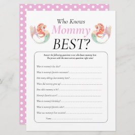 Babydusche Meerjungfrau kennt Mami Einladung