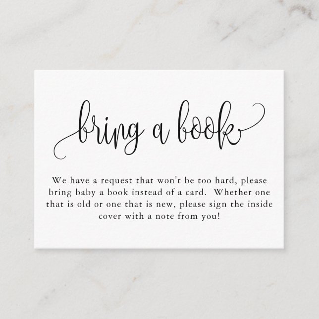 Babydusche mit Buchungsanfrage Begleitkarte (Vorderseite)