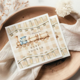 Babydusche mit neutraler Wasserfarbe Serviette