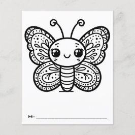 Babydusche mit Schmetterlingspuppe Kinder-Aktivitä Flyer