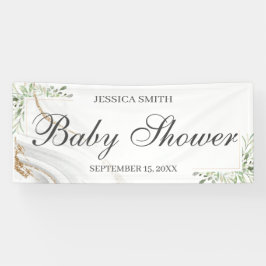 Babydusche mit Wasserfarbe Banner