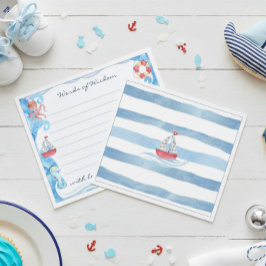 Babydusche mit Wasserfarbe - Worte der Weisheit