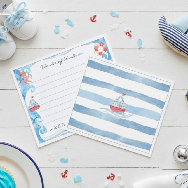 Babydusche mit Wasserfarbe - Worte der Weisheit (Von Creator hochgeladen)