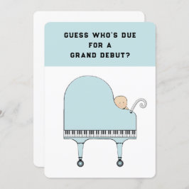 Babydusche Musik Thema Einladung