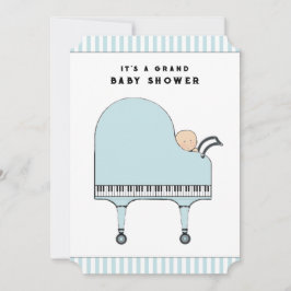 Babydusche Musik Themeneinladungen Einladung