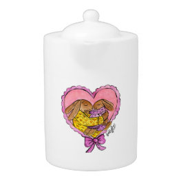 Babydusche Mutter und Tochter Teapot