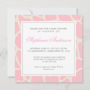 Babydusche nach Maß Einladung