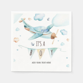 Babydusche Napkins - ein Junge Serviette