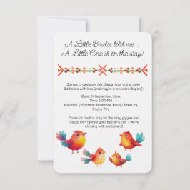 Babydusche Niedliche Wasserfarbe Einladung