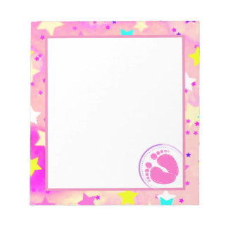 Babydusche Note Pad Notizblock