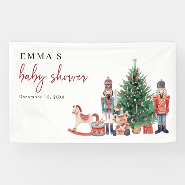 Babydusche Nutcracker Banner (Horizontal)