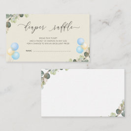 Babydusche oder Babydusche - Gewinnkarte Begleitkarte