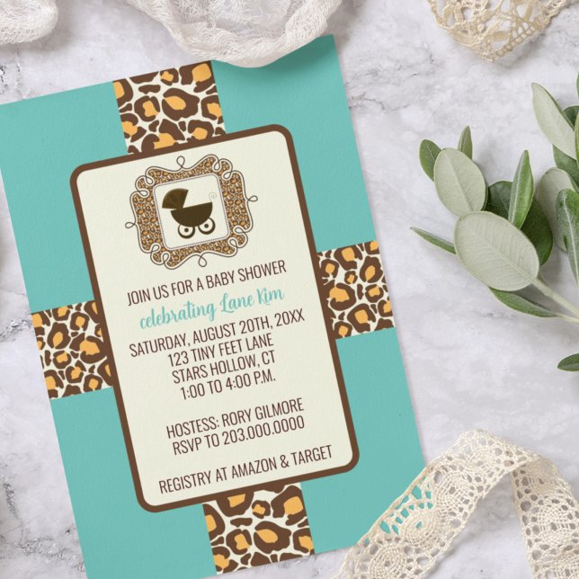 Babydusche oder Party Einladungen zum Geschlechtsv (Von Creator hochgeladen)