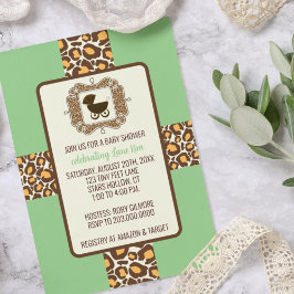 Babydusche oder Party Einladungen zum Geschlechtsv