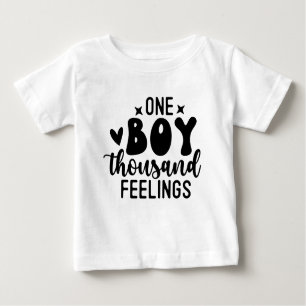 Babydusche - One Boy a Thousand Gefühle Baby T-shirt