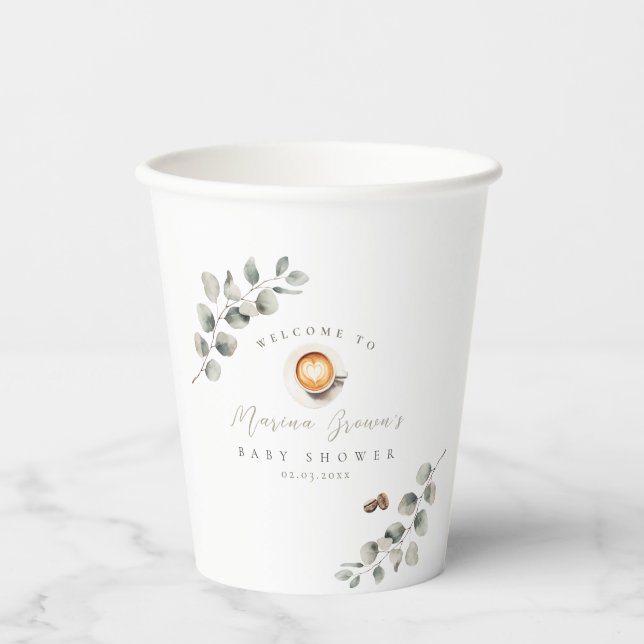 Babydusche Pappbecher (Vorderseite)