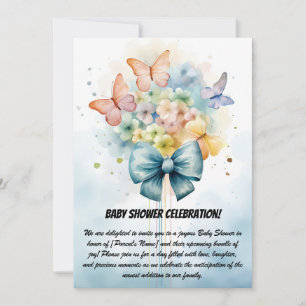 Babydusche Party Einladung