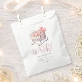 Babydusche pastellfarben Baby Basket Geschenktütchen