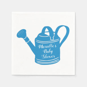 Babydusche Personalisierte Message Watering Can Serviette