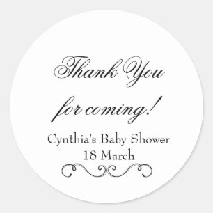 Babydusche Pflegeaufkleber   Custom Stickers