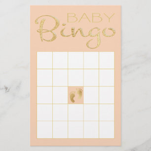 Babydusche Pink BINGO "Gold/Pink Classic"