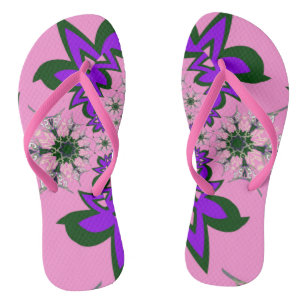 Babydusche Pink cooles Muster Flip Flops