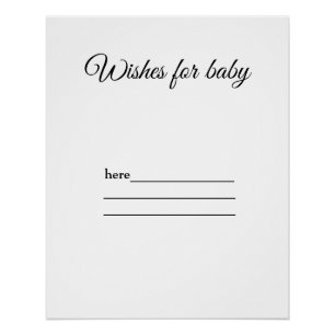 Babydusche Poster
