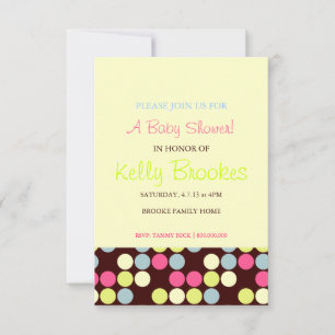 Babydusche  Punkte Eu Einladung