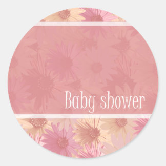 Babydusche Rosa Sticker