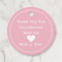 Babydusche Rosa und Weiß