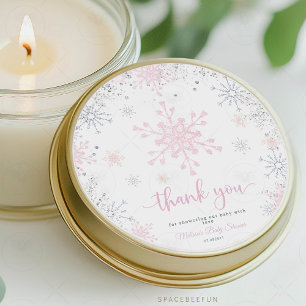 Babydusche Runder Aufkleber