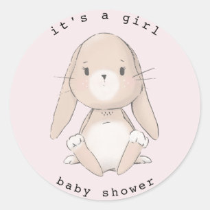 Babydusche Runder Aufkleber