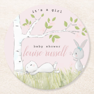 Babydusche Runder Pappuntersetzer