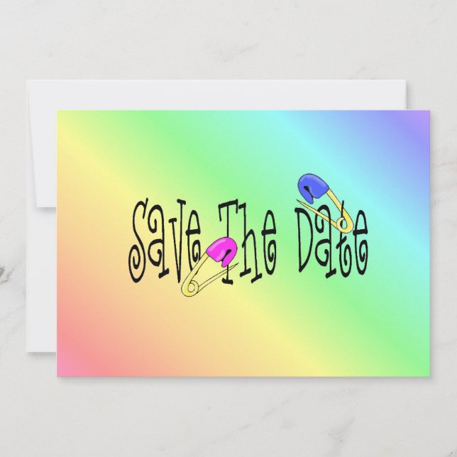 Babydusche - SAVE THE DATE - Einladung (Vorderseite)