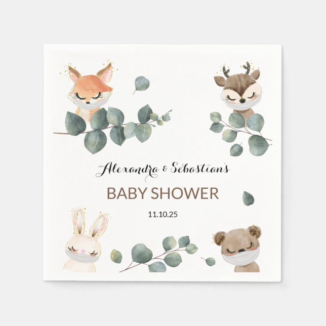 Babydusche Serviette (Vorderseite)