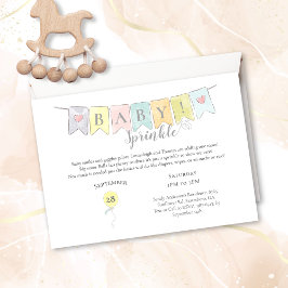 Babydusche Sprinkle Bärenballons & Banner