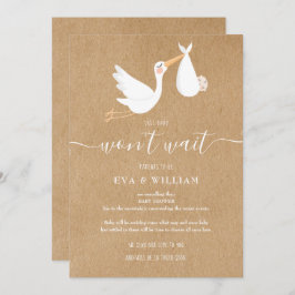 Babydusche, Sprinkle-Stornierungskarte Einladung